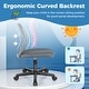preview thumbnail 33 of 41, Height-adjustable Ergonomic Kids Desk Chair with Universal Casters-Blue