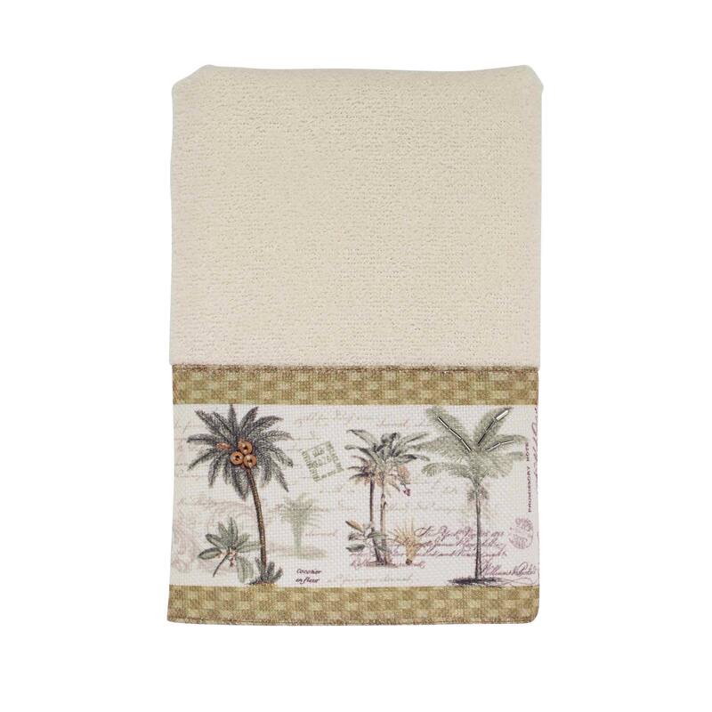 Avanti Colony Palm 3-Piece Towel Set - Towel 3pc Set - B/H/FT