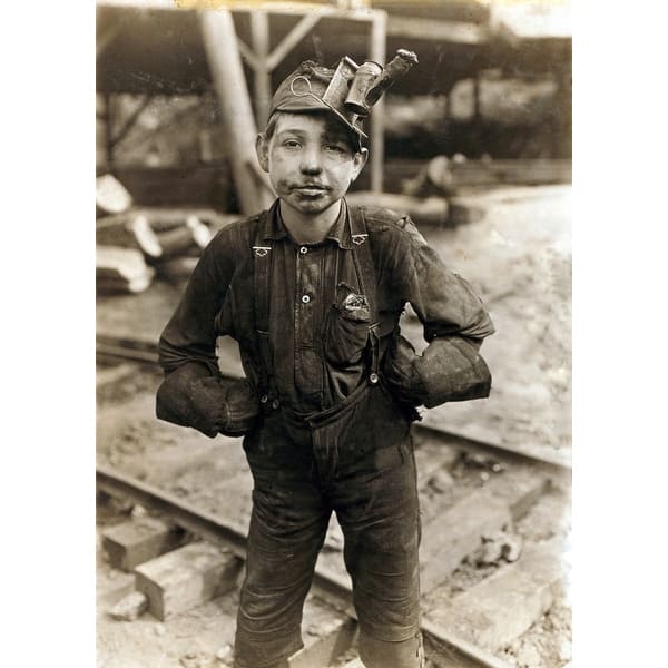 Child Laborer Portrayed By Lewis Hine In 1908 Tipple Boy At West