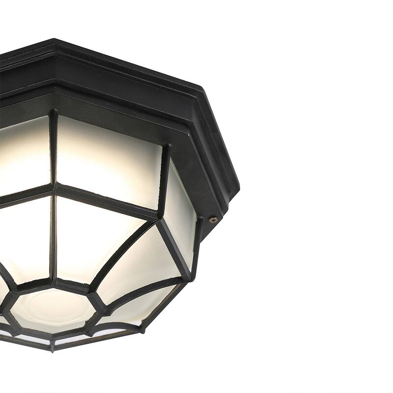 LED Flush Mount Ceiling light in Black