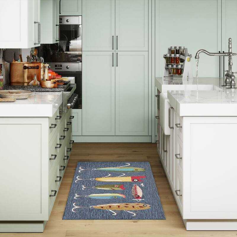 Liora Manne Frontporch Playing Hooky Indoor/Outdoor Rug