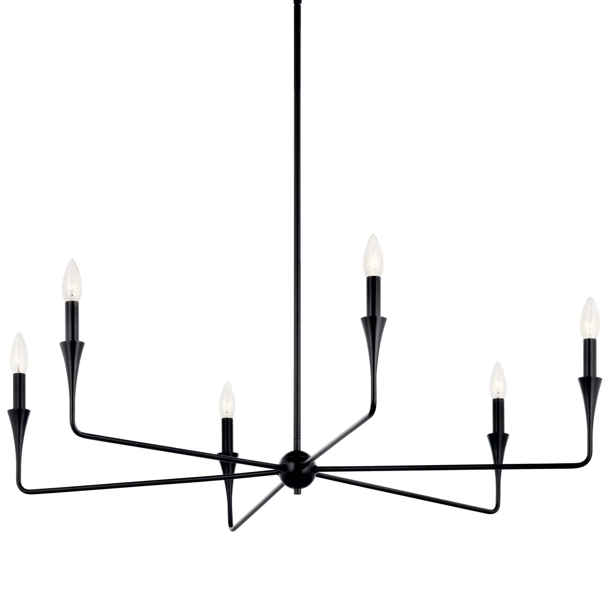 Kichler 52690 Alvaro 6 Light 41" Wide Taper Candle Style Chandelier