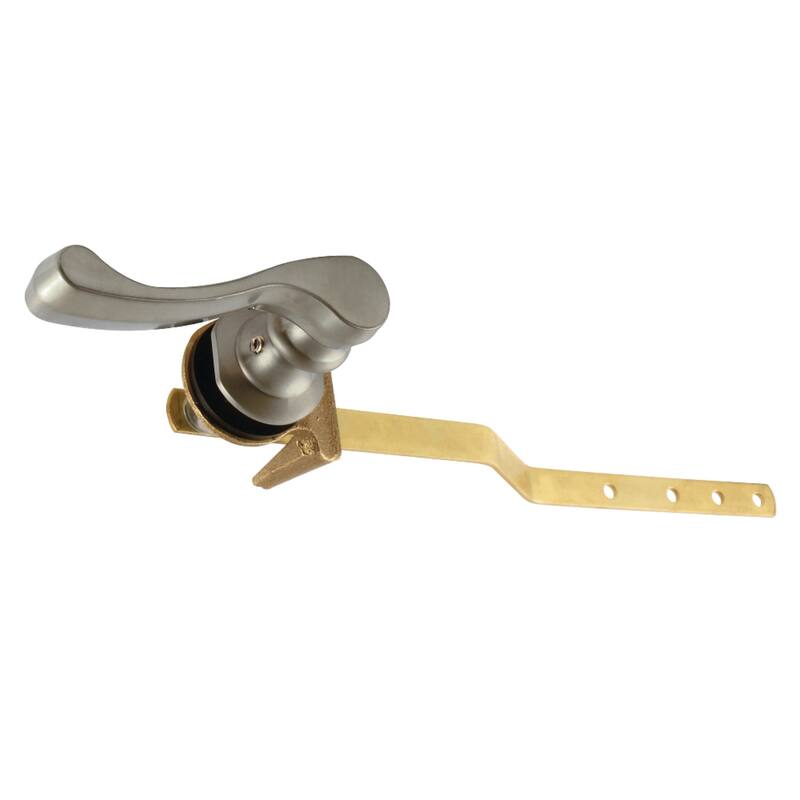 French Toilet Tank Lever - Brushed Nickel