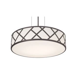 AFX Haven 21'' Medium Base Pendant - Black Finish