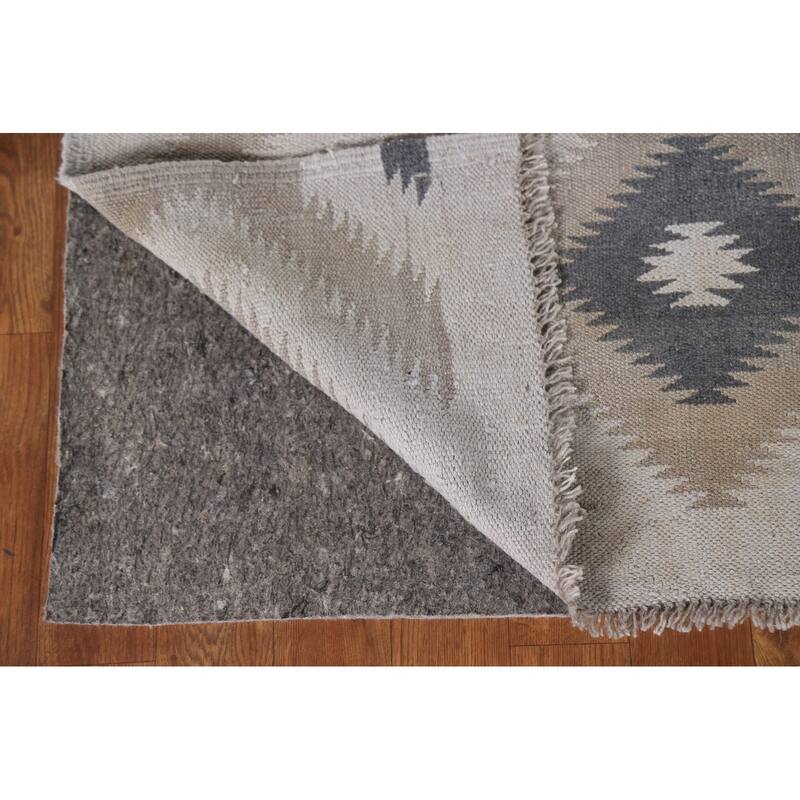 Southwestern Kilim Oriental Area Rug Hand-Woven Wool Carpet - 3'1"x 5'0"