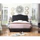 Rosevera Beatrice Tufted Upholstered Low Profile Standard Bed - Charcoal - Full