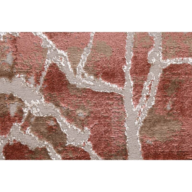 Abstract Transitional Turkish Oriental Rug Contemporary Carpet