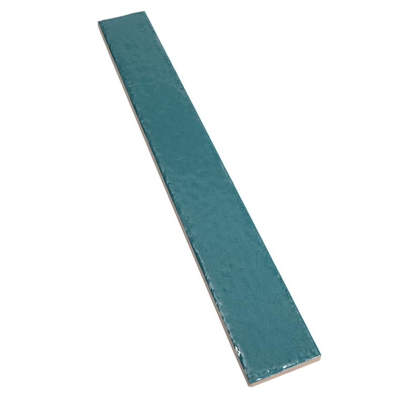 Valenza 2x16 Tropical Teal Ceramic Zellige Subway Wall Tile (10.76 sq ft/case) - 50 Pack