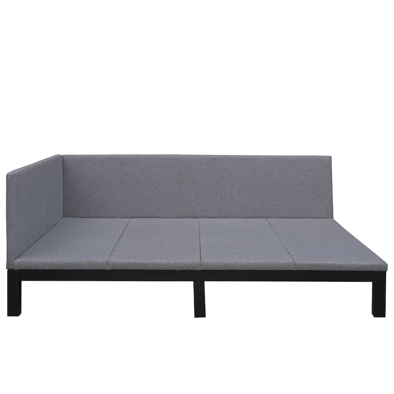 Merax Upholstered Daybed/Sofa Bed Frame Twin/Full Size Linen