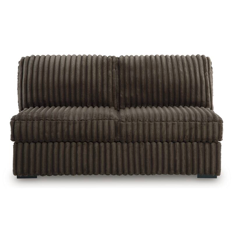 Signature Design by Ashley Midnight-madness 3-Piece Sectional with Chaise - 150" W x 65" D x 40" H