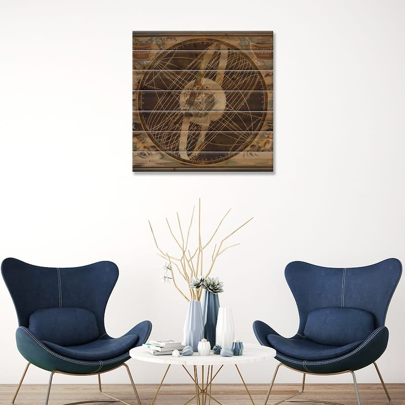 Celestial I Print On Wood by Russell Brennan - Multi-Color