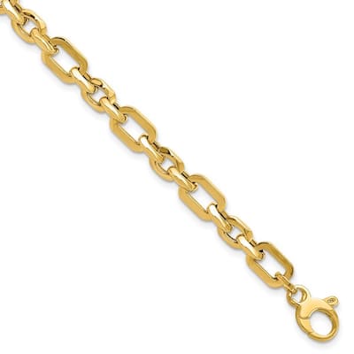 Curata 14k Gold Polished Bracelet 7.5 Inch