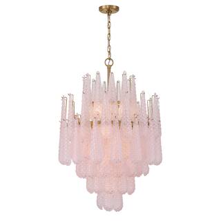 Ollie 16 Light Aged Brass Chandelier