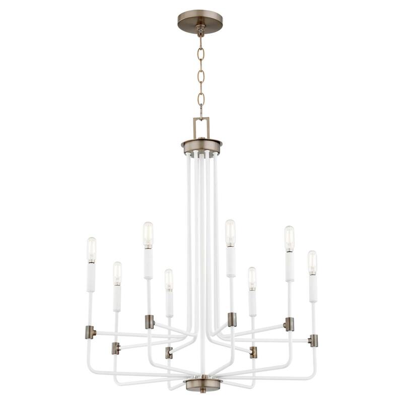 Quorum International 633-8-81 Davies 8 Light 25" Wide Candle Style