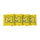 preview thumbnail 1 of 1, McNeese State Cowboys Yellow Cornhole Bags All-Weather Resin Filled
