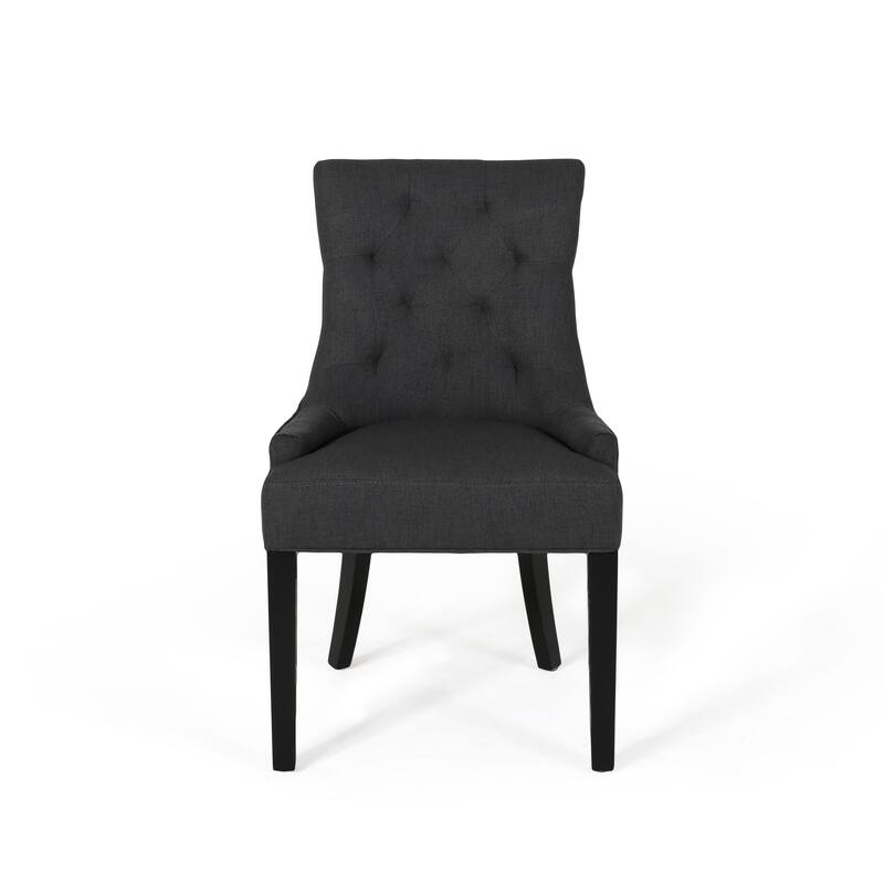 Christopher Knight Home Cheney Contemporary Tufted Dining Chairs (Set of 2) - 21.50" L x 25.00" W x 36.00" H