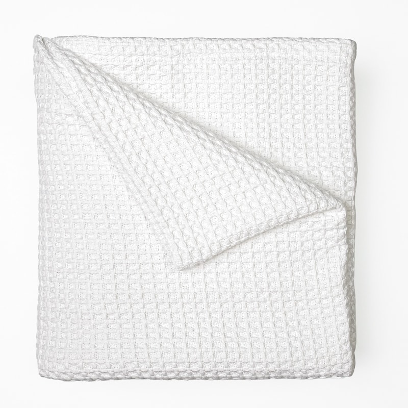Aston & Arden Waffle Weave Cotton Throw