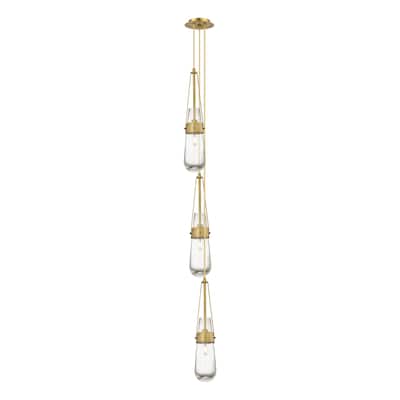 Innovations Lighting Milan - 3 Light 4" Cord Hung Multi Pendant - 6" Canopy