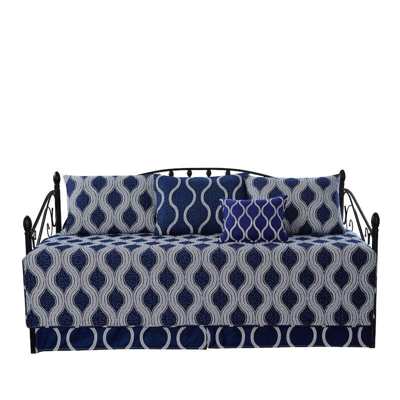 Serenta 6 Piece Cotton Blend Daybed Bedspread Coverlet Set - 75" x 39"