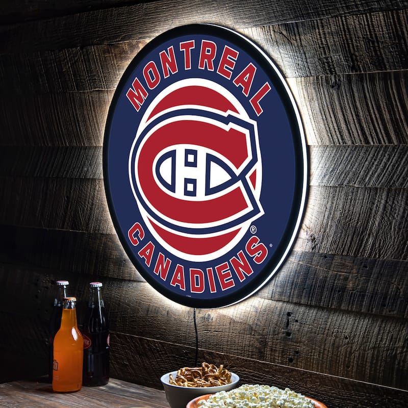 Montreal Canadiens LED Lighted Sign - Clear