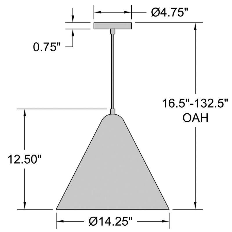 Access Lighting Ford LED Pendant - Replaceable LED - 14.25" Dia