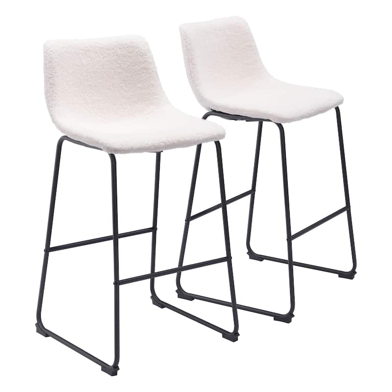 Smart Bar Chair (Set of 2) - 19.7" W x 21.3" D x 39.4" H