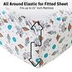 preview thumbnail 14 of 82, HLC.ME Printed Kids Bed Sheets - Patterned Bed Sheet Set - Wrinkle Resistant & Ultra Soft - For Mattresses up to 15 Inches Deep