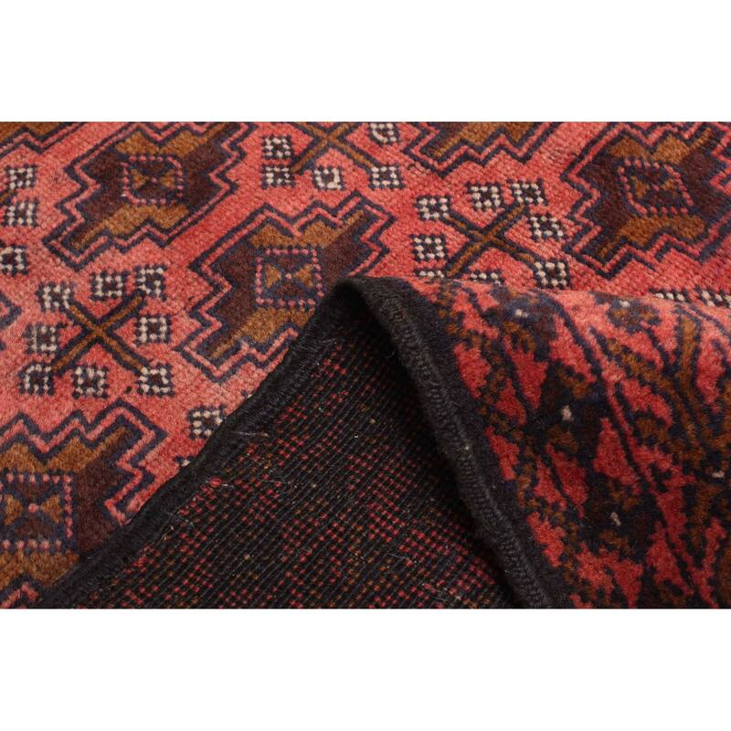 ECARPETGALLERY Hand-knotted Baluch Copper Wool Rug - 3'4 x 6'3