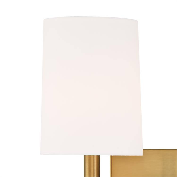 Bromley 2 Light Vibrant Gold Wall Mount - 13.75'' W x 18.37'' H x 7.125'' D