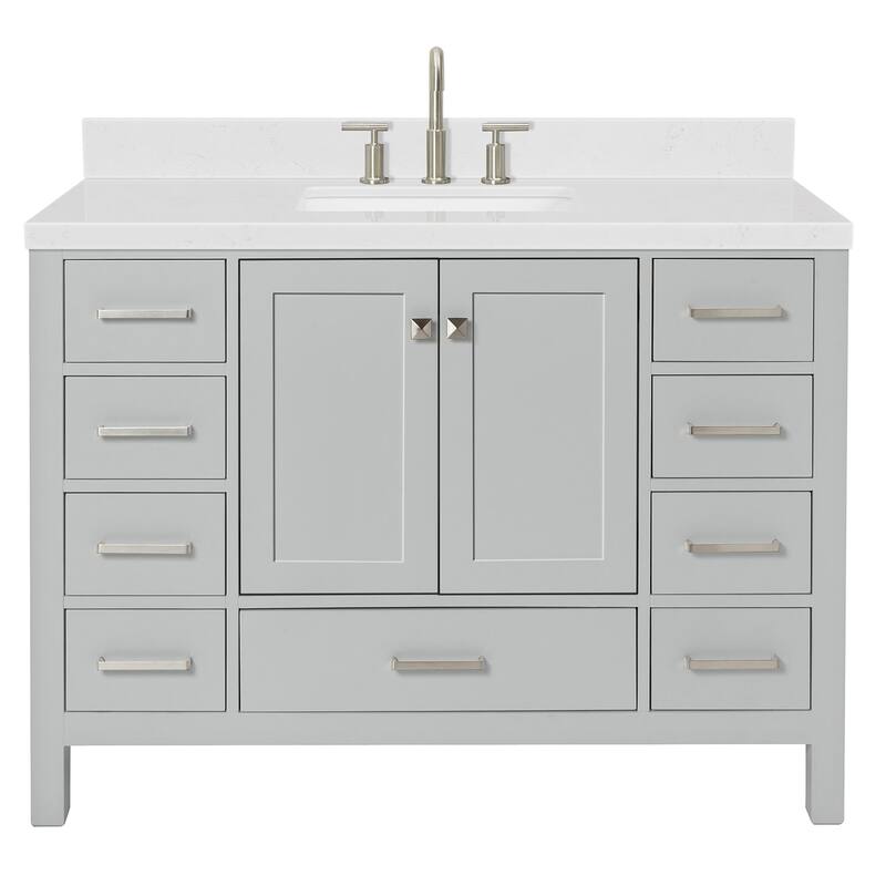Ariel A048SCQRVO Cambridge 48" Free Standing Single Basin Vanity Set