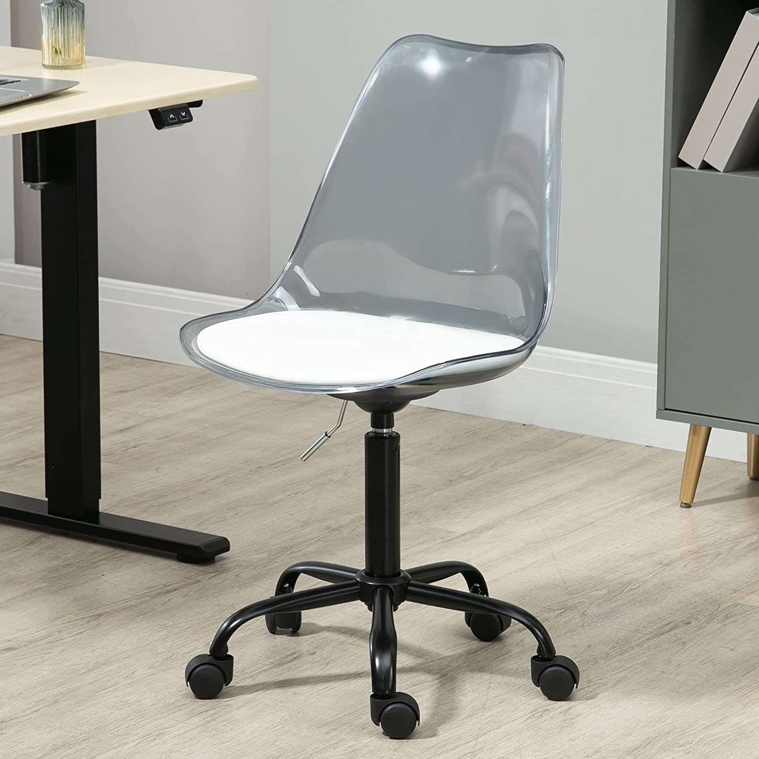 Acrylic store swivel chair