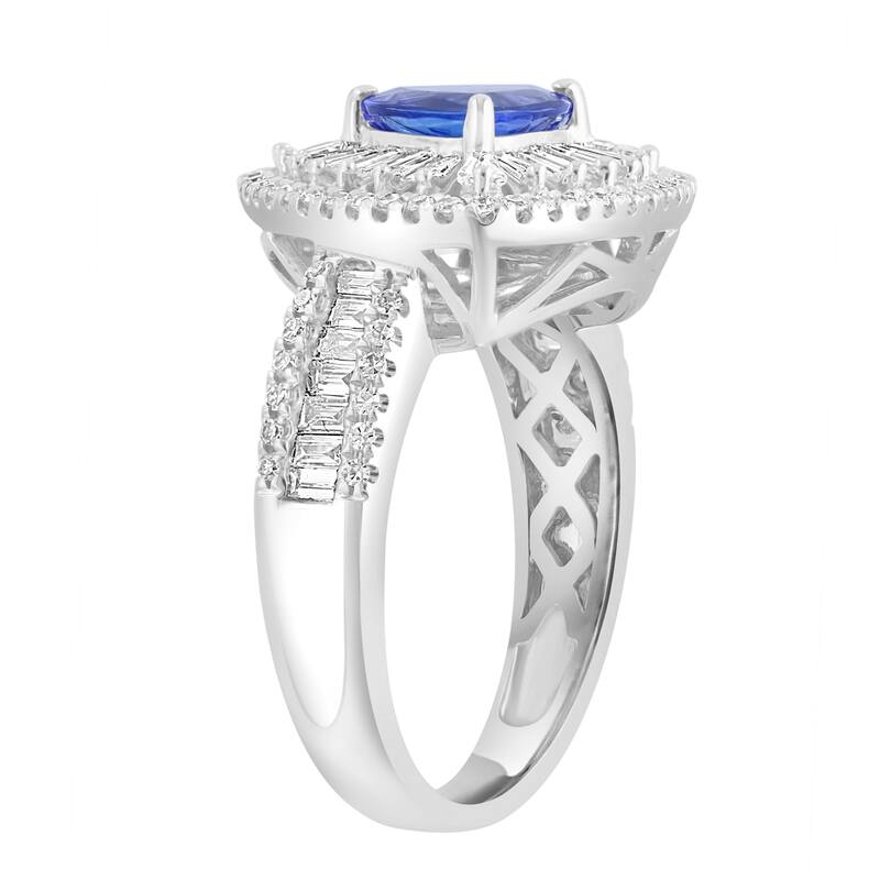 EFFY 14K Gold Diamond Tanzanite Ring