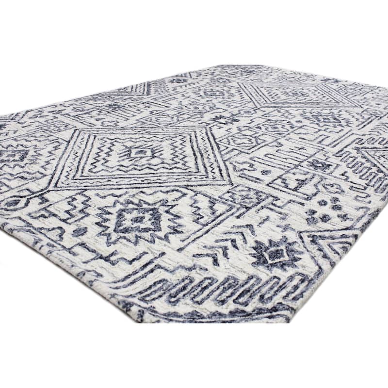 Bashian Norbert Ivory Contemporary Area Rug