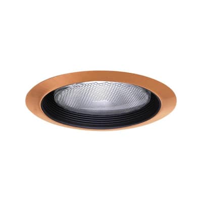 Elco 6" Metal Stepped Baffle Trim