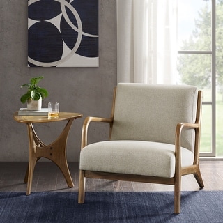 Carson Carrington  Turi Cream/ Natural Lounge Chair (Cream)
