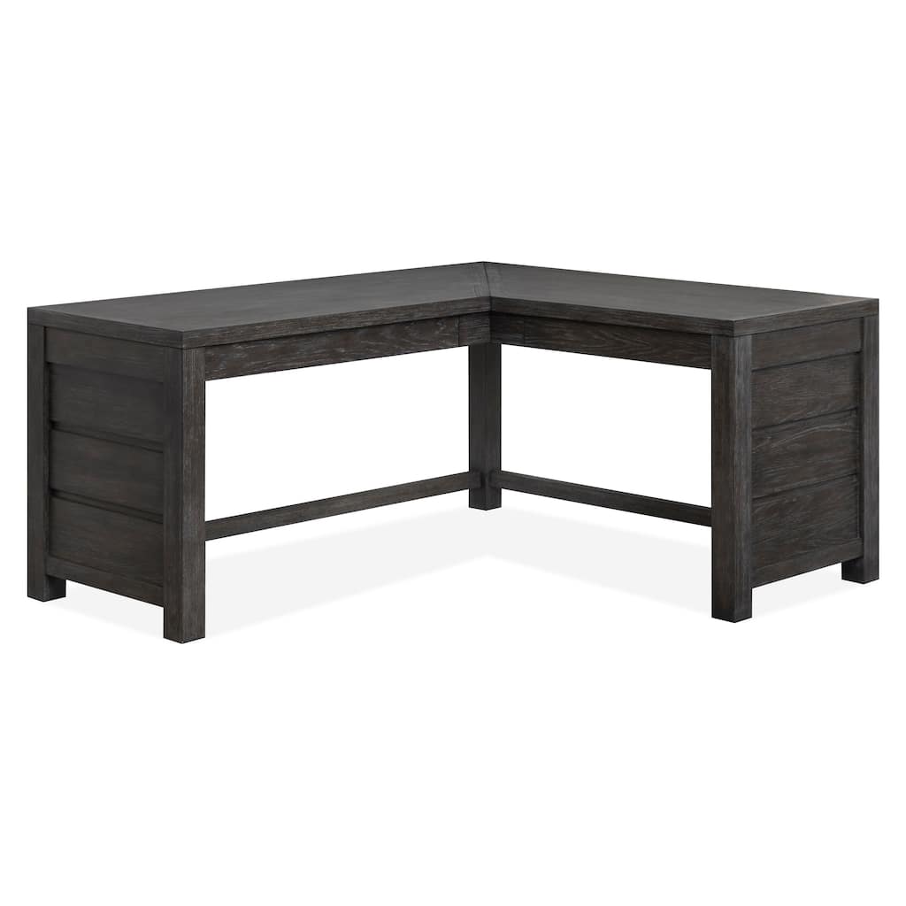Magnussen Home Plum Creek Ravenwood Black L-Desk