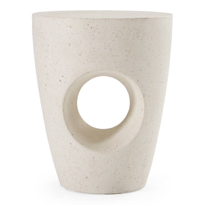 Carville Modern Terrazzo Concrete Dining Stool