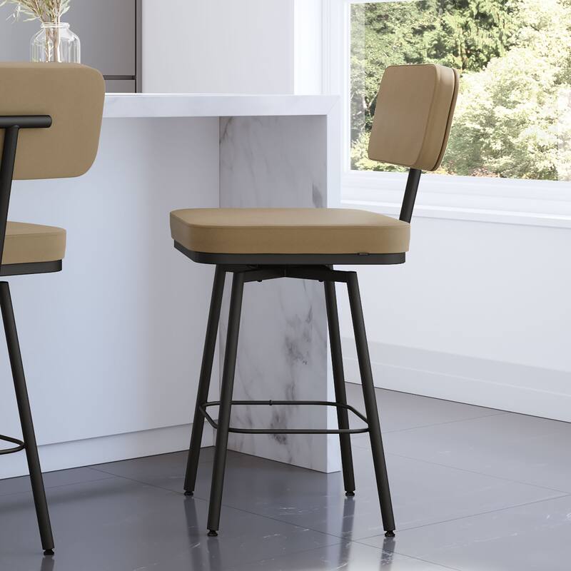Amisco Tereza Swivel Counter and Bar Stool