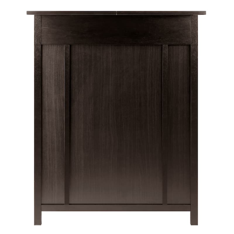 Wine Cabinet, Expandable Top, Espresso - 29.92 x 17.32 x 37.01 inches
