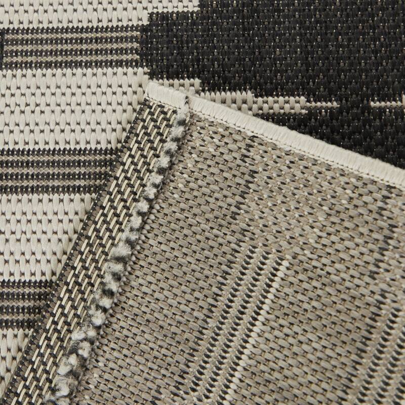 Durant Geometric Stripe Indoor/Outdoor Area Rug