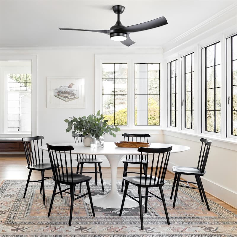 52 Inch Ceiling Fan with 18W LED Light and Remote Control
