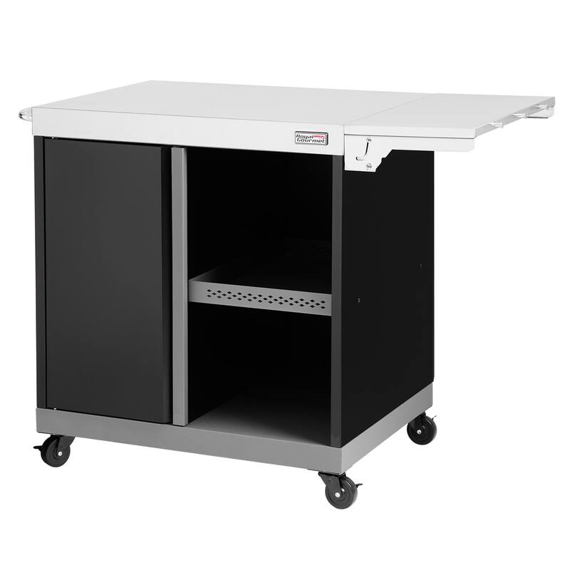 Royal Gourmet PC3201S Movable Kitchen Island Cart