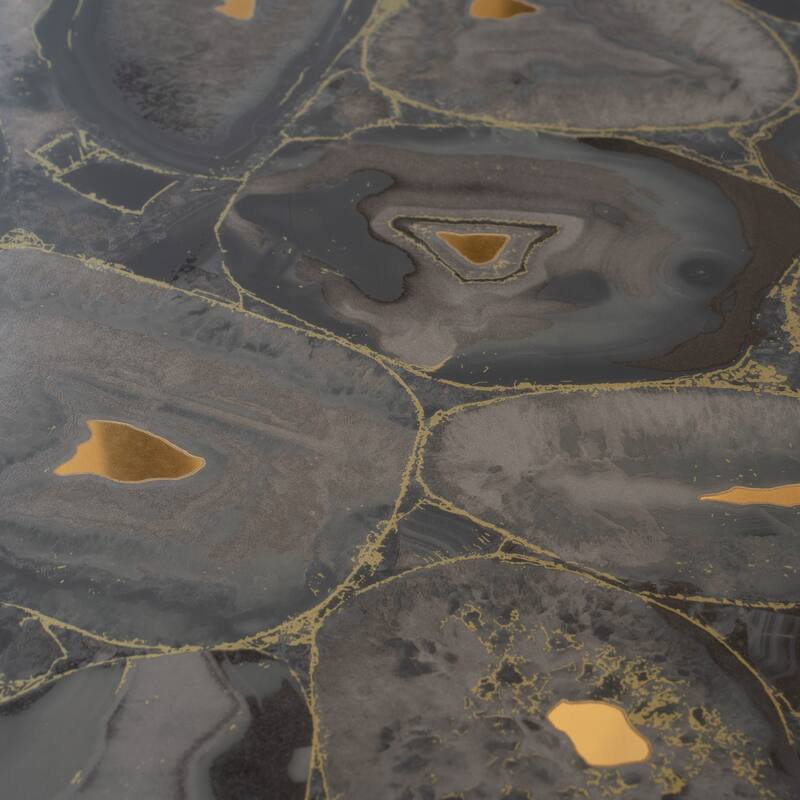 Onira 24x48 Black Gold Porcelain Large Format Volcanic Agate Wall Tile (15.5 sq ft/case) - 2 Pack