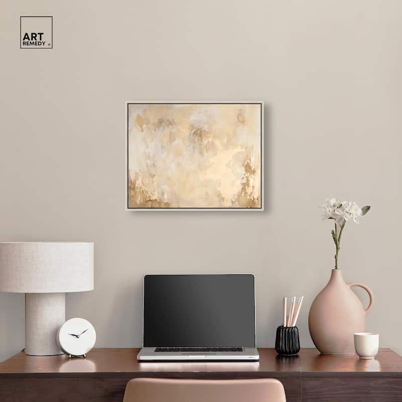 Sun Brust Gilding III Canvas by Art Remedy
