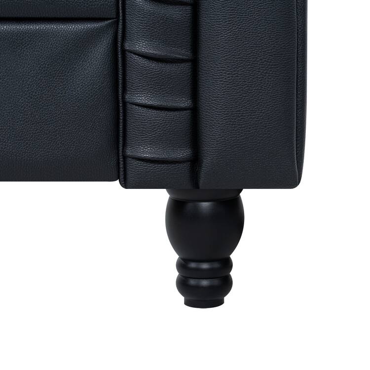 Elegance Chesterfield Sofa, Luxurious Comfort for Cozy Living Rooms, Mid-Century Modern couch, Elegance, 3-Seater Sofa