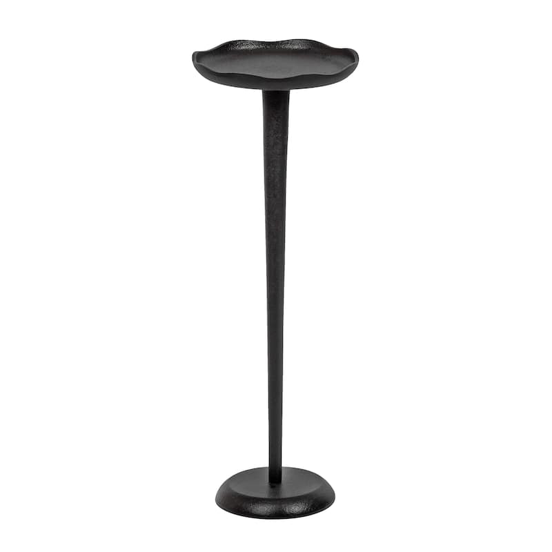 Kate and Laurel Alessia Round Drink Table - 8x8x22 - Black