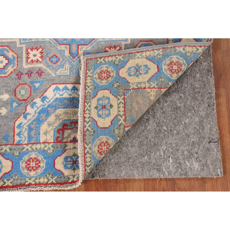 Kazak Accent Rug Handmade Traditional Foyer Wool Carpet - 2'9" x 4'0"