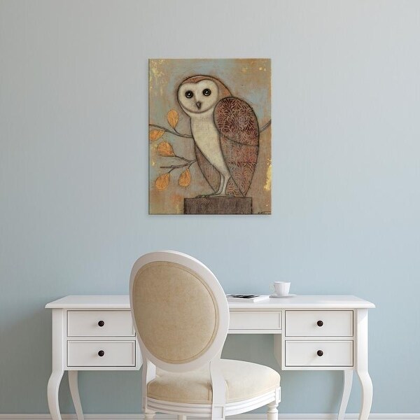Easy Art Prints Norman Wyatt's 'Ornate Owl II' Premium Canvas Art