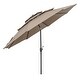 preview thumbnail 18 of 68, Costway 10 ft 3-tier Vented Patio Umbrella Large Market Table Umbrella