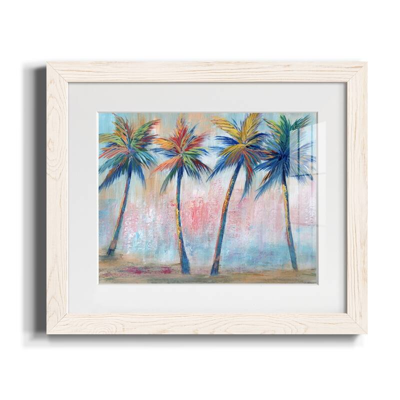 Color Pop Palms-Premium Framed Canvas - Ready to Hang